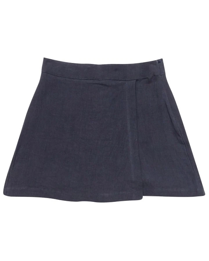 Mazine - Women's Linen Skort - Skort Gr XXL blau