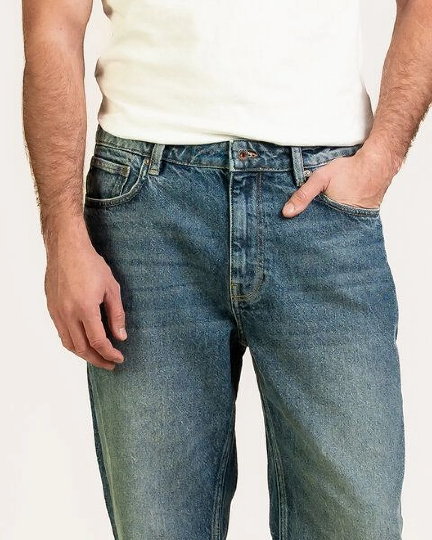 Kuyichi Herren Jeans LARRY Loose Fit aus recycelter Baumwolle – Ansicht 4