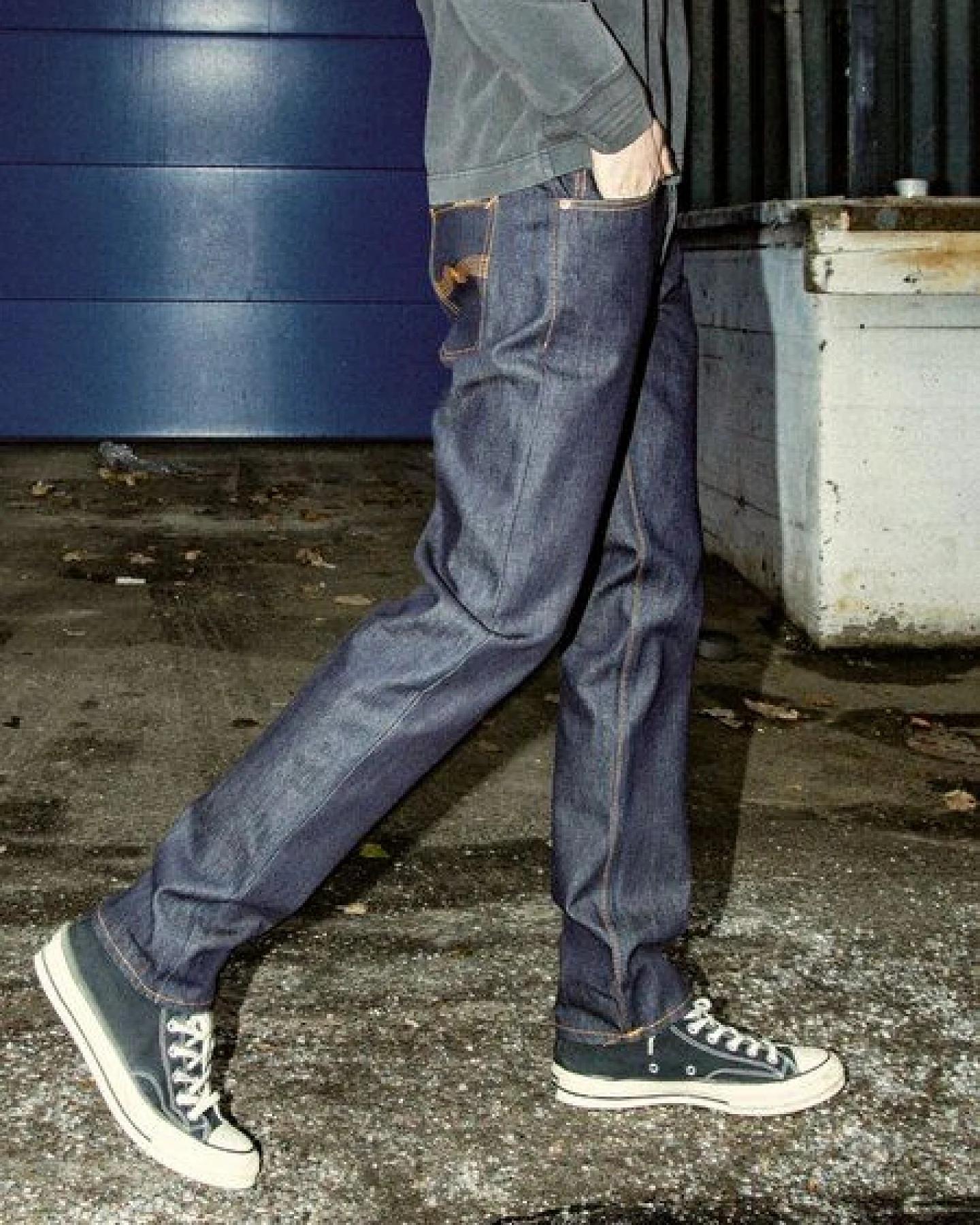 Nudie Jeans Jeans aus Biobaumwolle Steady Eddie II - Dry One – Ansicht 3