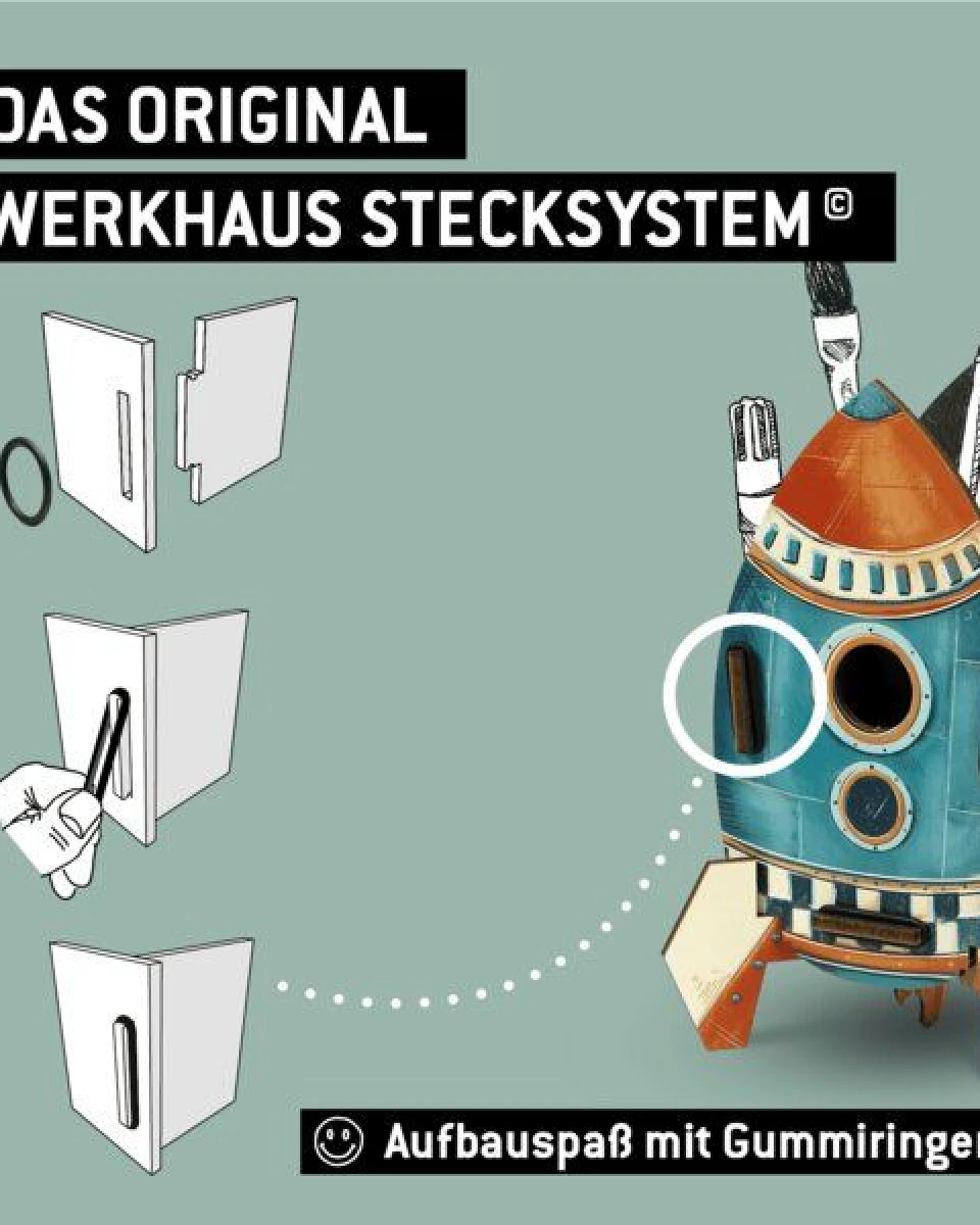 WERKHAUS Stiftebox Rakete – Ansicht 3
