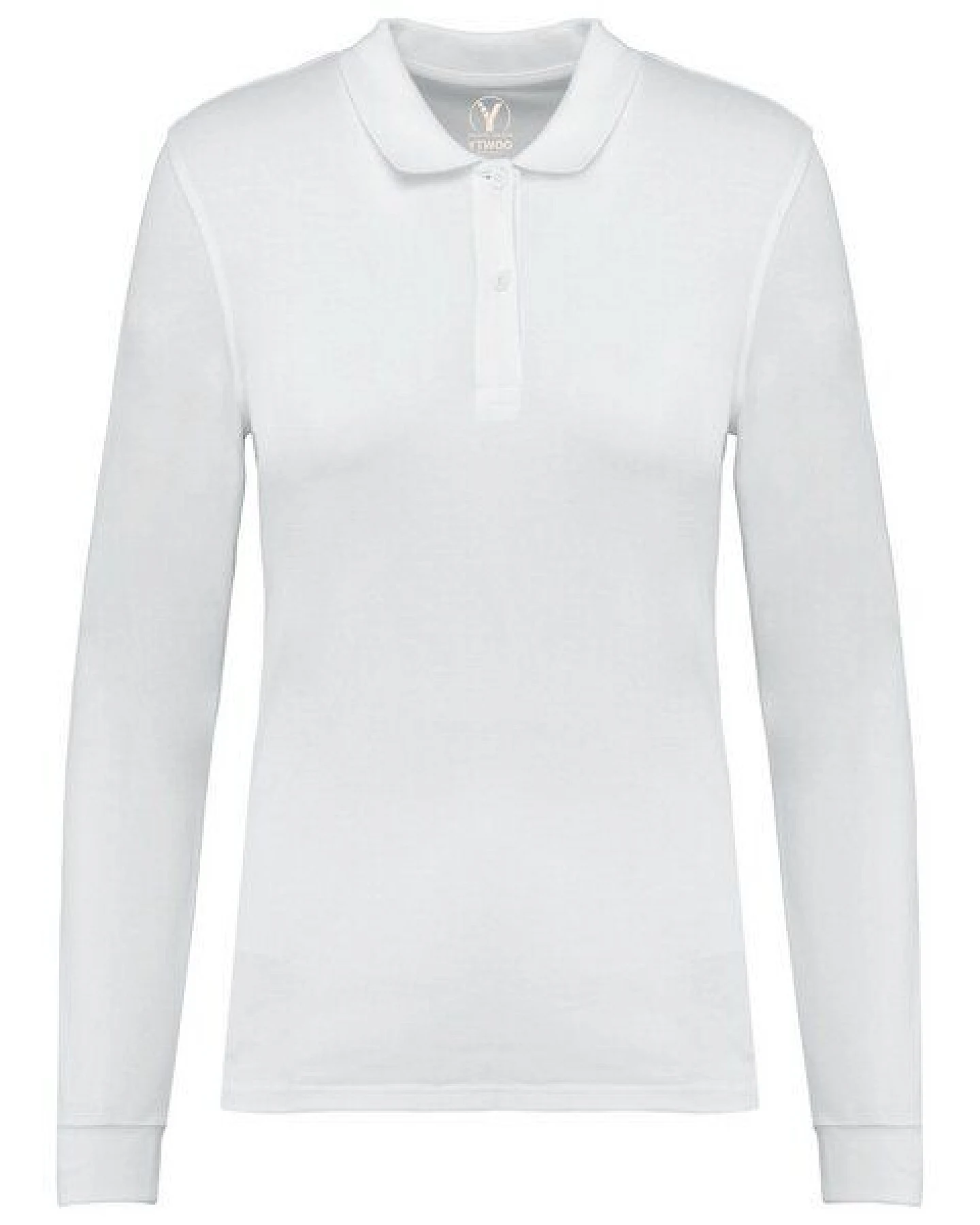 YTWOO Damen Piqué-Polo Langarm – Ansicht 2