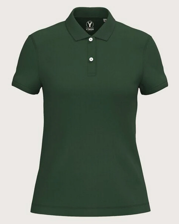 YTWOO Damen Piqué-Poloshirt Midweight