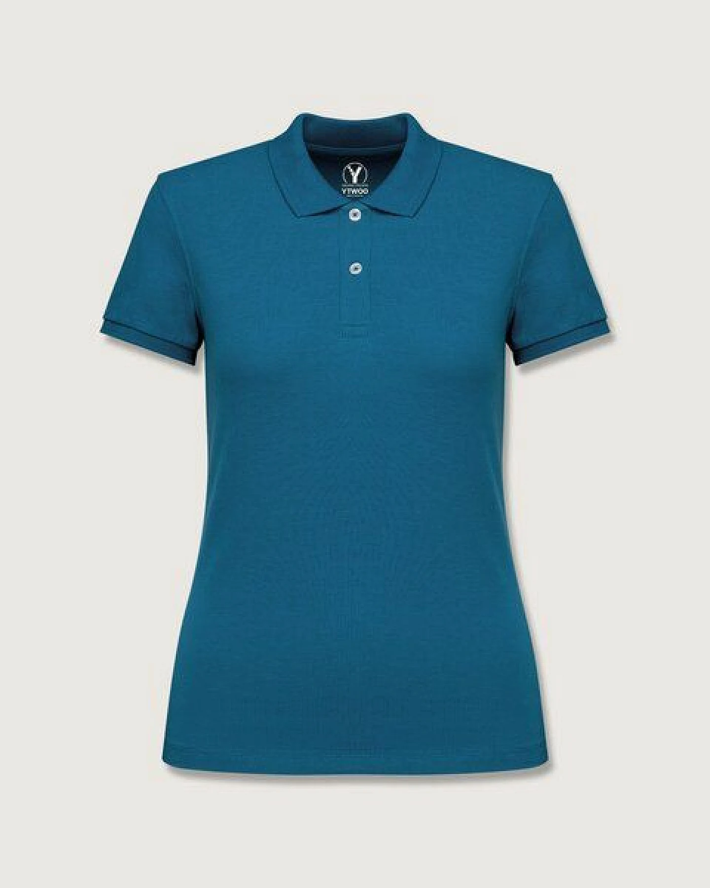 YTWOO Damen Piqué-Poloshirt Midweight – Ansicht 2