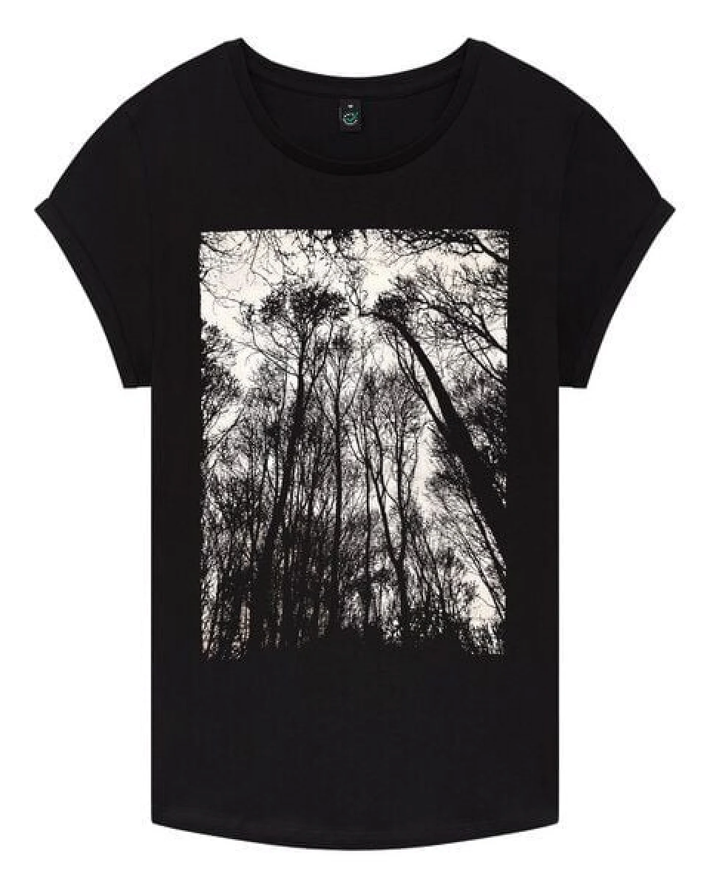 ilovemixtapes Forest Rolled Sleeve Damen T-Shirt – Ansicht 3