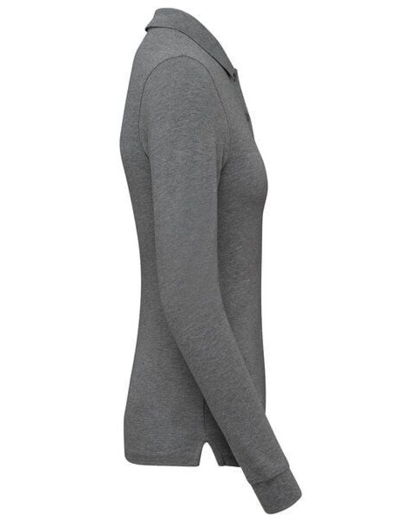 YTWOO Damen Piqué-Polo Langarm – Ansicht 4