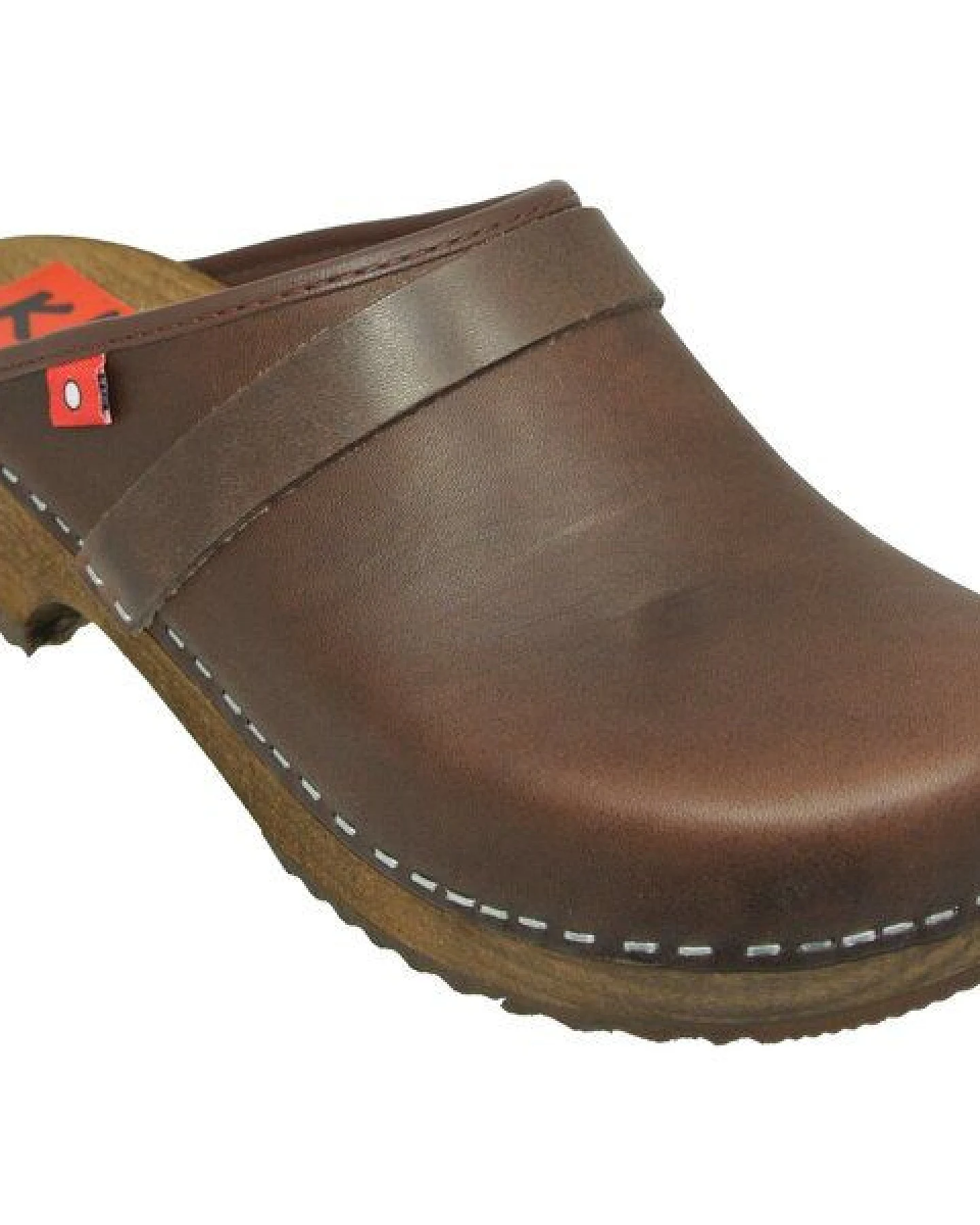 Klox Original Clog - handgemachter Holzclog mit pflanzlich gegerbtem Leder – Ansicht 2