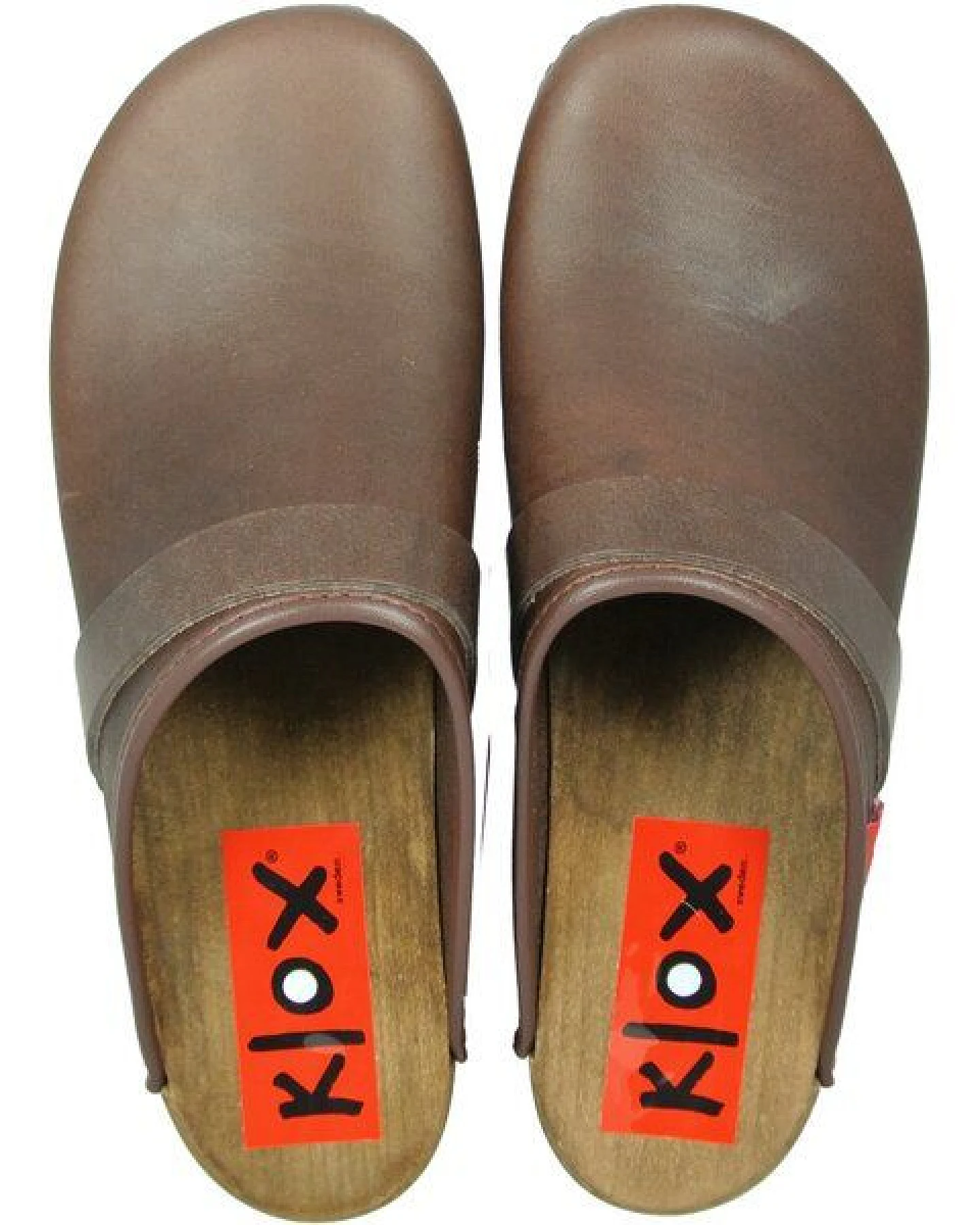 Klox Original Clog - handgemachter Holzclog mit pflanzlich gegerbtem Leder – Ansicht 3