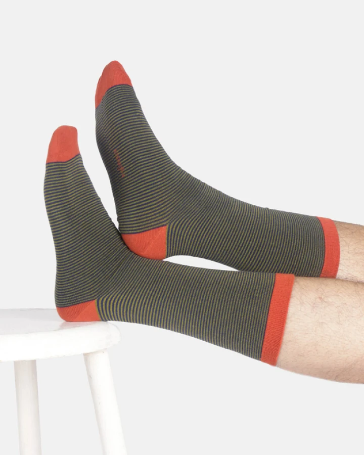 Socken Modell: Stripe Crew