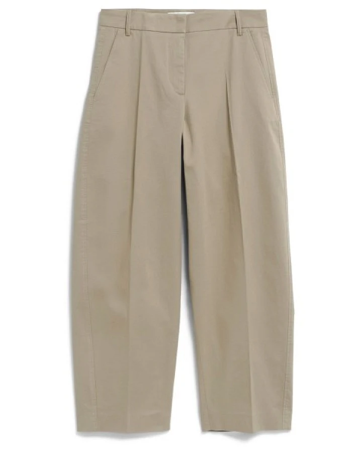 ARMEDANGELS - Women's Barrel Leg Twill Pant - Freizeithose Gr L beige