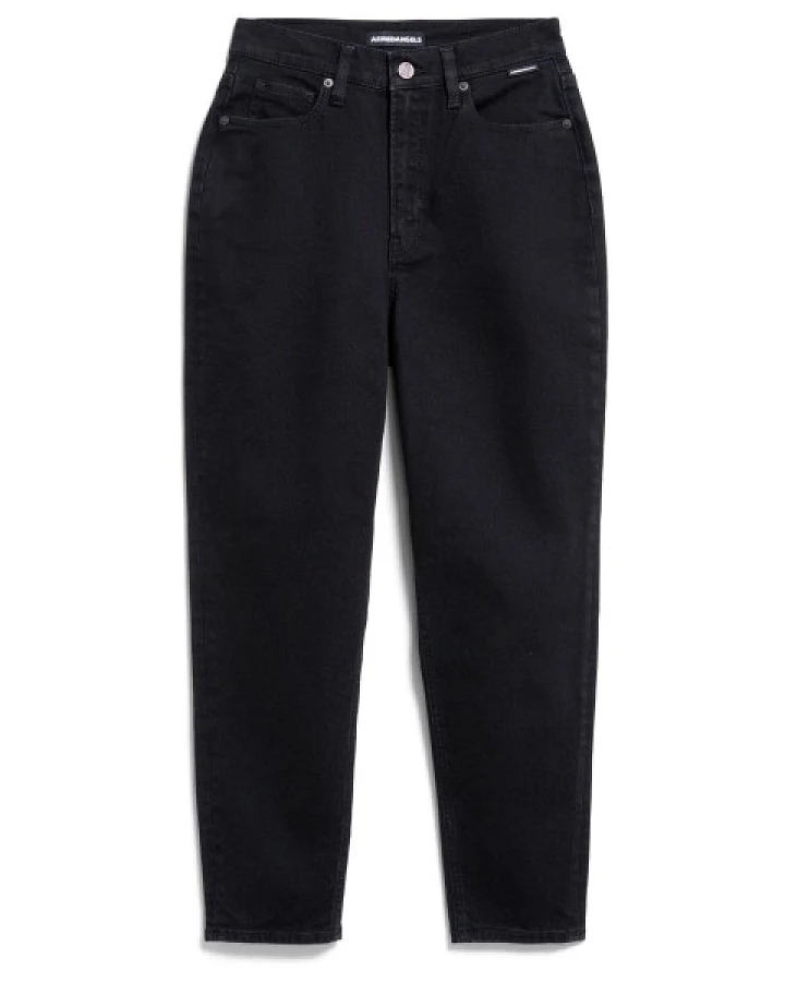 ARMEDANGELS - Women's Mairaa Mom - Jeans Gr 40-42 - Length: 34 schwarz