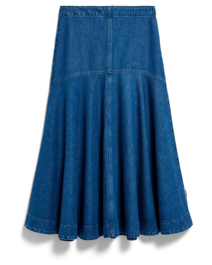 ARMEDANGELS - Women's Denim Midi Skirt - Rock Gr XS blau