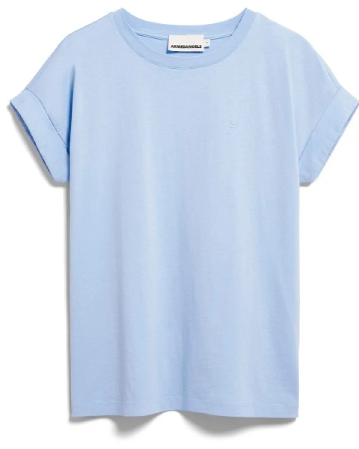 ARMEDANGELS - Women's Idaa Logo - T-Shirt Gr M blau