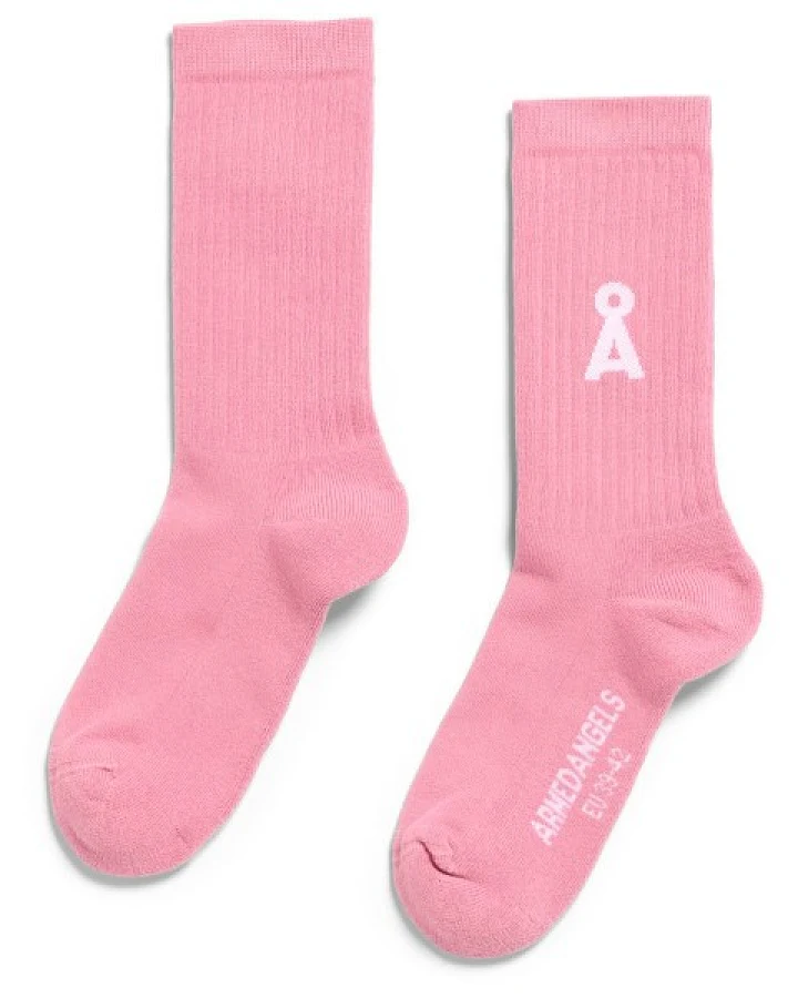 ARMEDANGELS - Saamus Bold Socks - Multifunktionssocken Gr 35-38 rosa