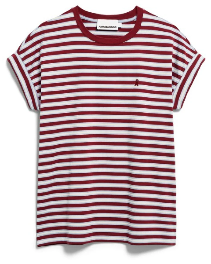 ARMEDANGELS - Women's Idaara Stripes - T-Shirt Gr XS rosa