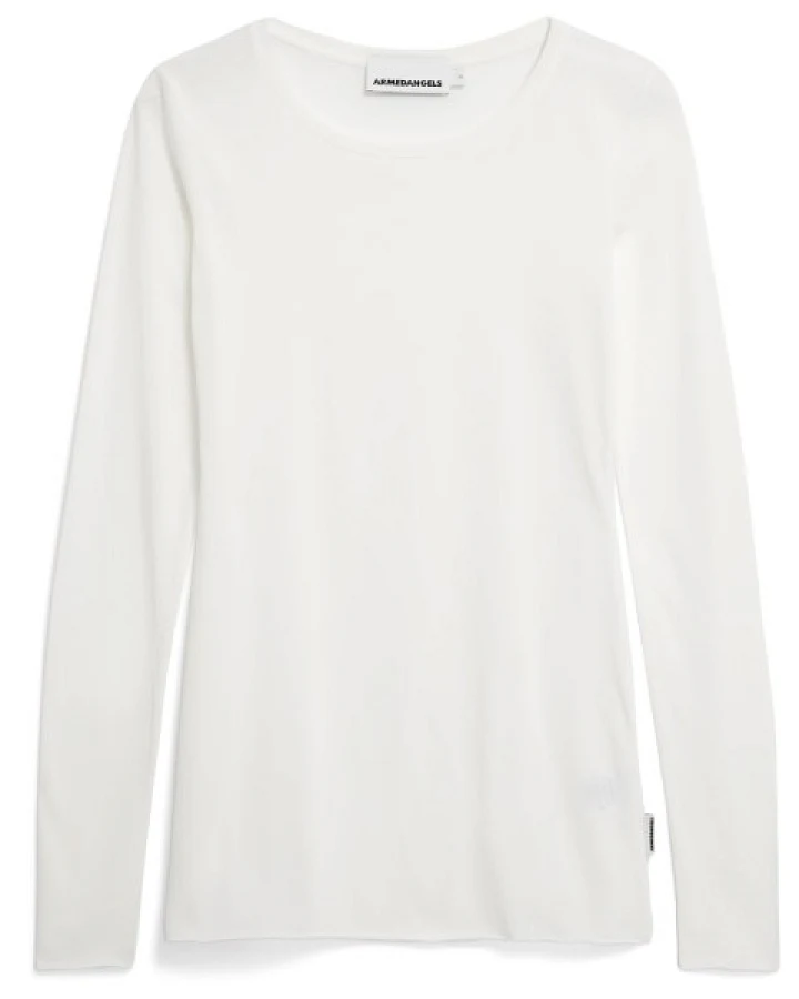 ARMEDANGELS - Women's Einiaara Soft - Longsleeve Gr XS weiß