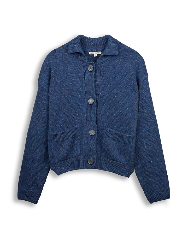 Damen Strickjacke Blau
