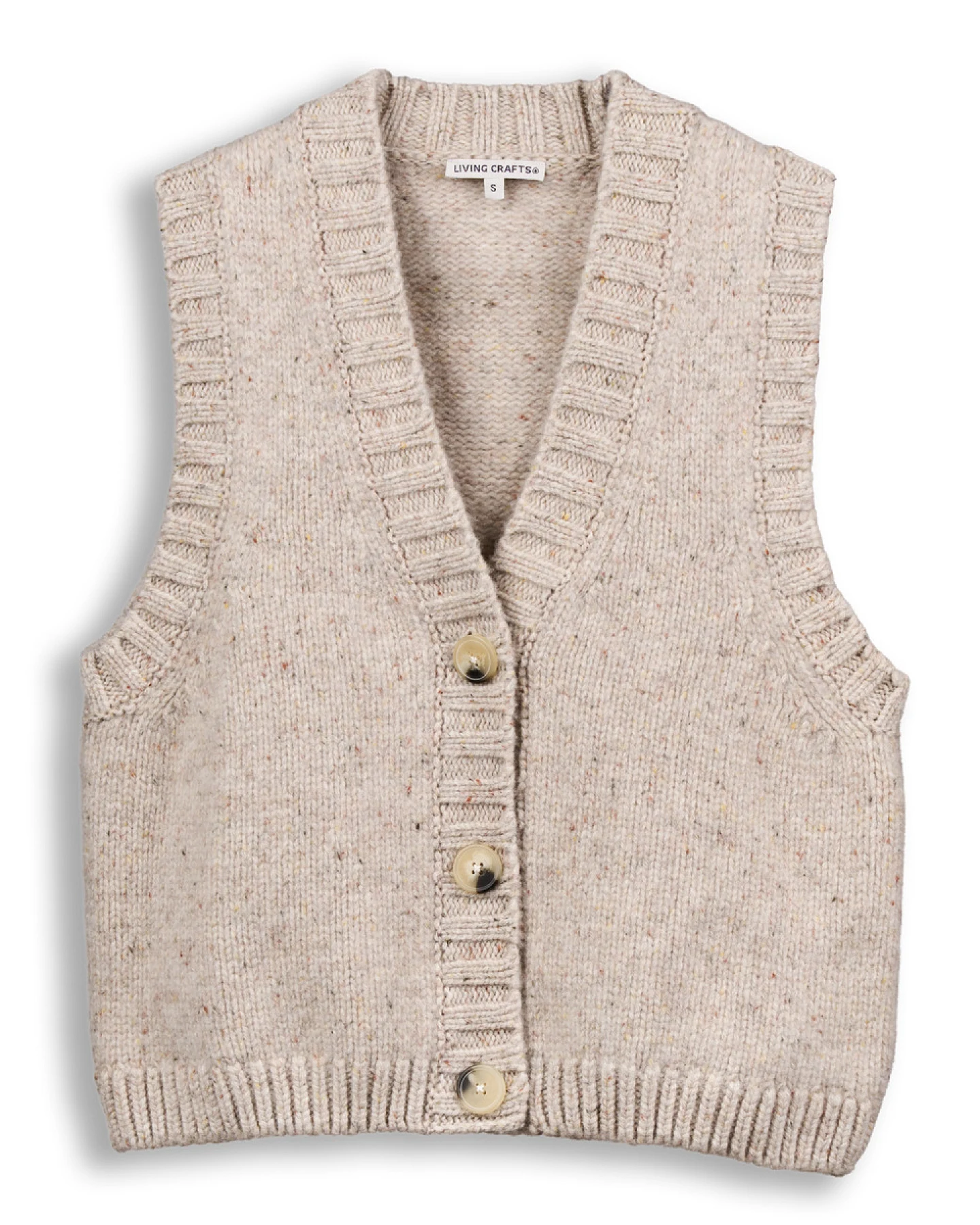 Damen Weste Beige – Ansicht 2