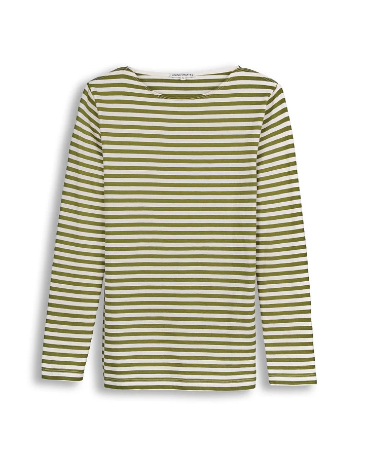 Damen Langarm-Shirt Gestreift