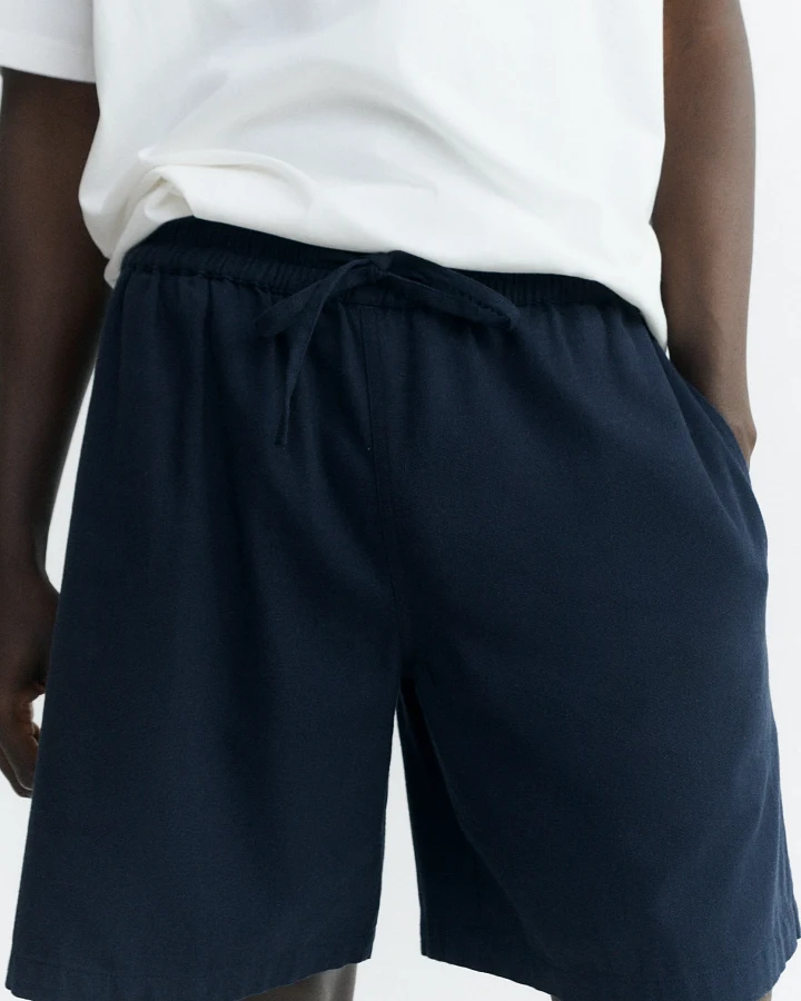 Thinking MU Herren vegan Shorts Henry Navy