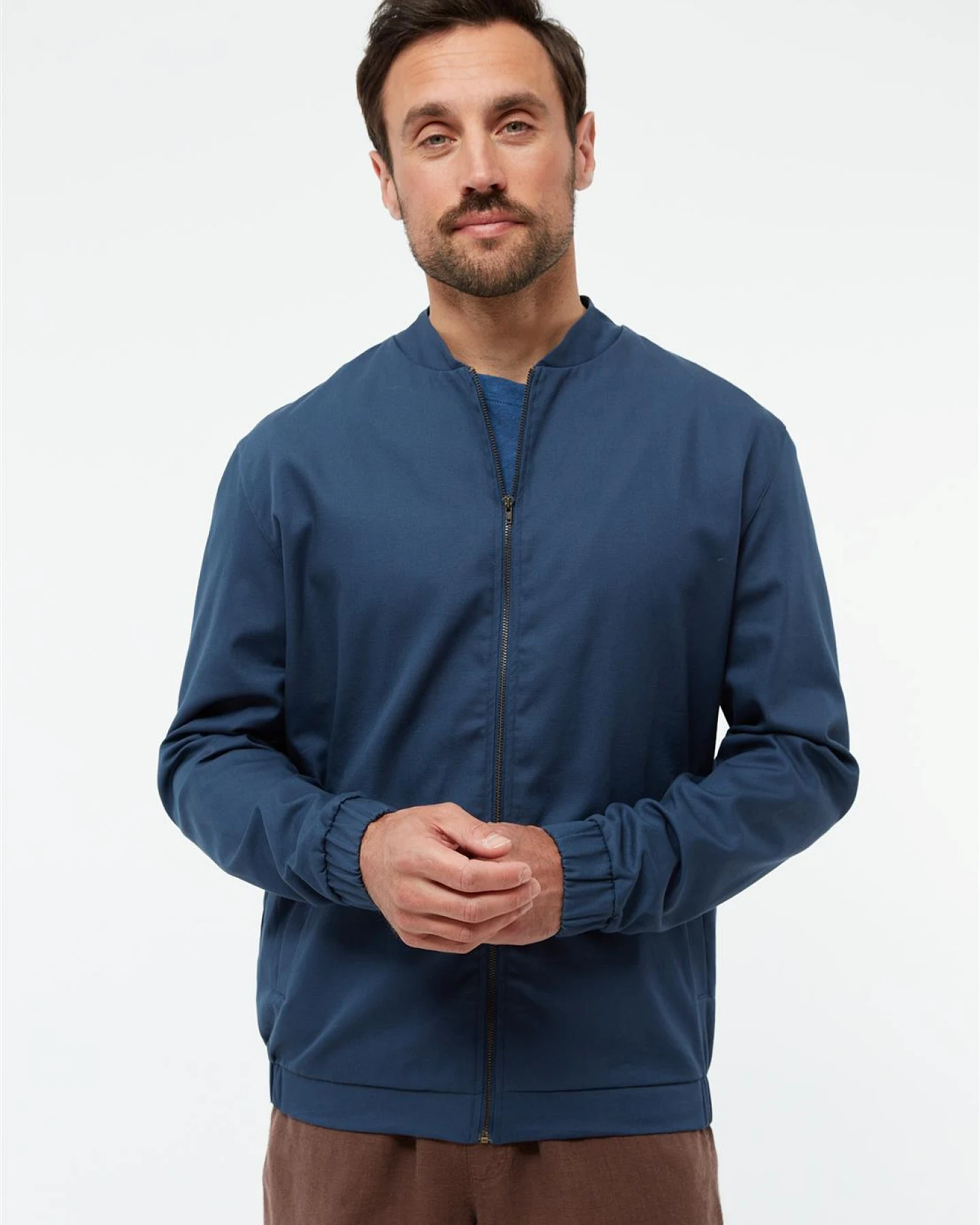 Givn Herren vegan Jacke Casper Ozeanblau – Ansicht 2