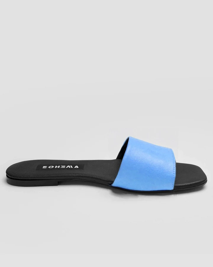 BOHEMA Damen vegan Sandalen In Zartem Babyblau