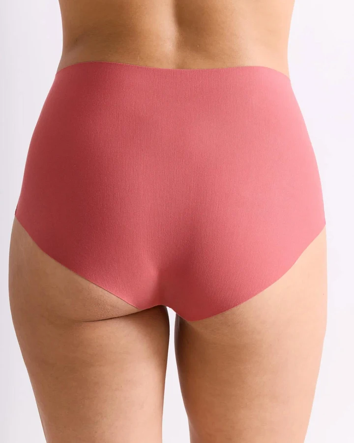 Produktseite: erlich textil Light Touch High Waist Slip im 3er Pack für Frauen aus Modal in rosenholz