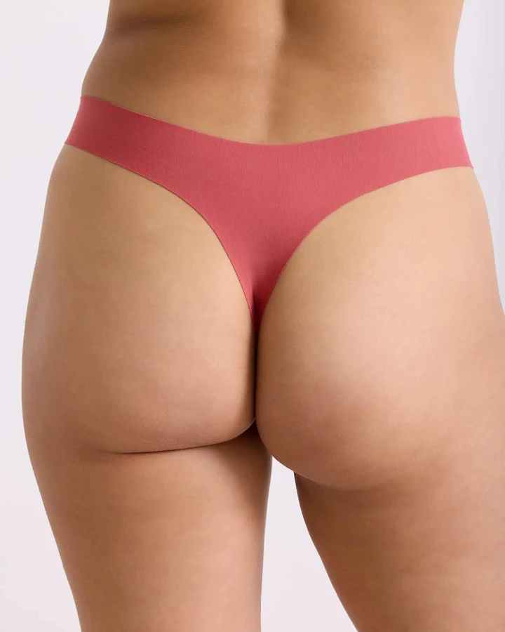 erlich textil Light Touch String im 3er Pack für Frauen aus Modal in rosenholz