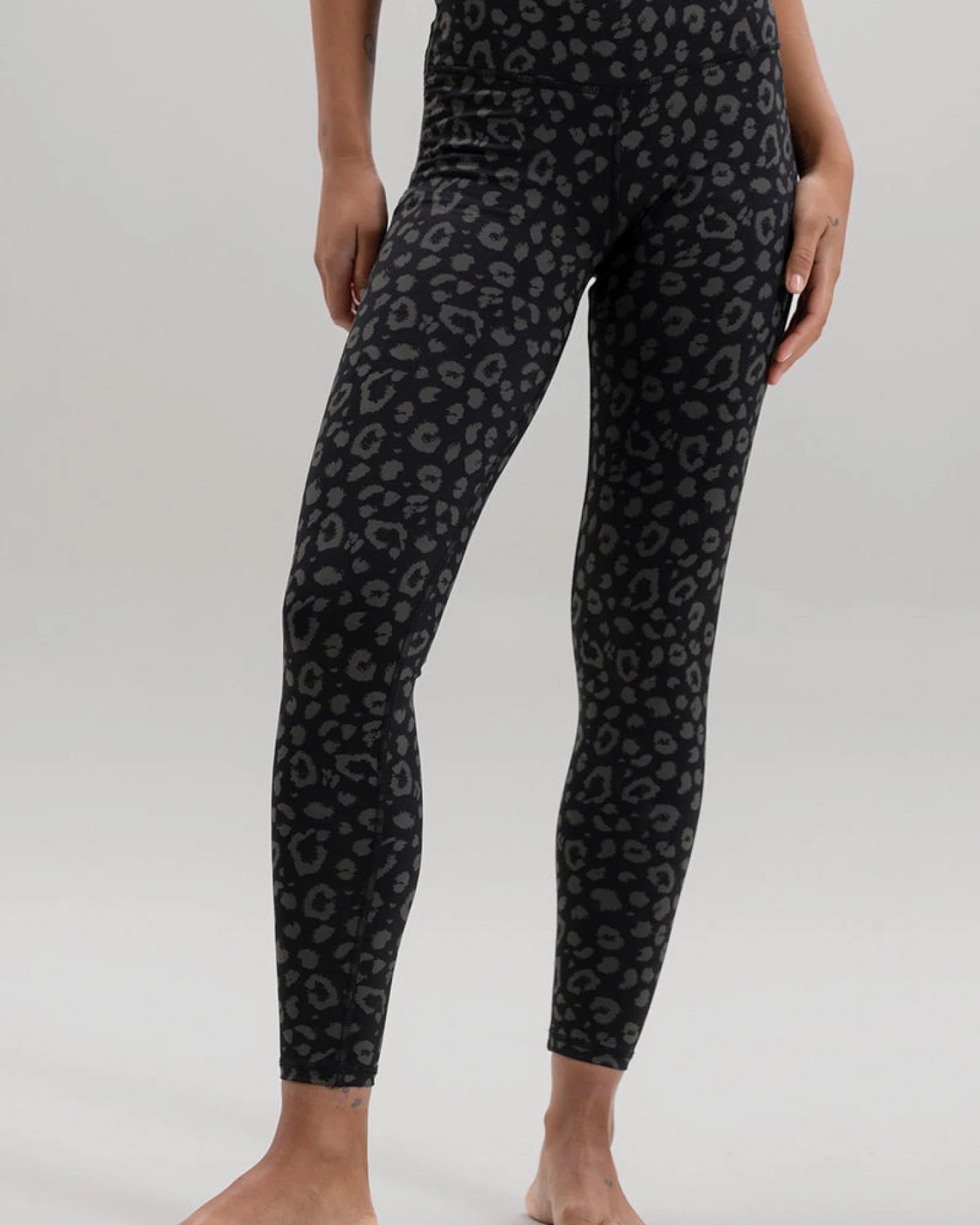 Hey Honey Cropped Leggings Leo Black XS – Ansicht 4