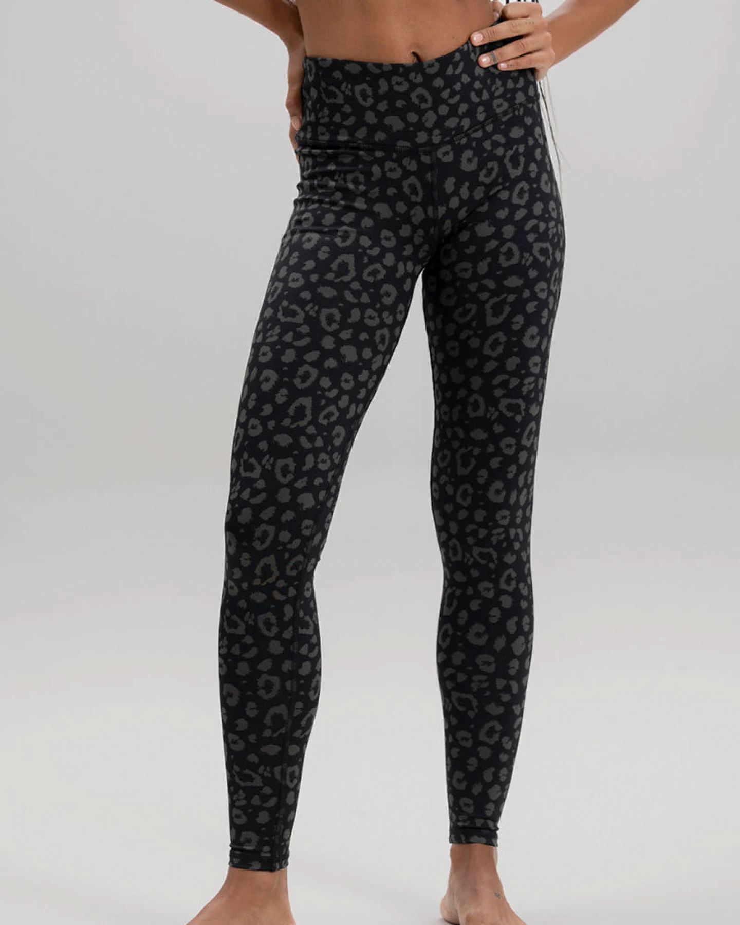 Hey Honey Cropped Leggings Leo Black XS – Ansicht 6