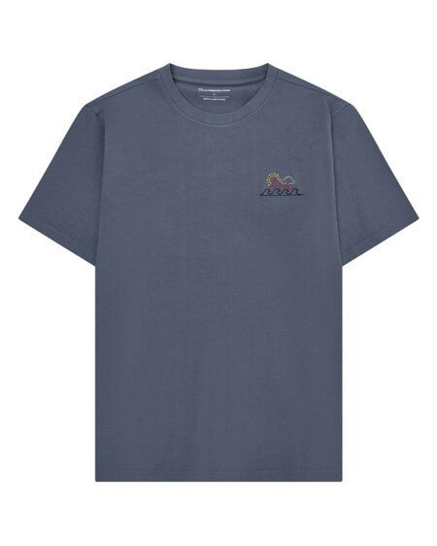 KnowledgeCotton Apparel T-Shirt mit Stickerei aus Bio-Baumwolle – Ansicht 2