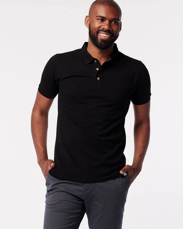 SKOT Herren vegan Polo The New Black