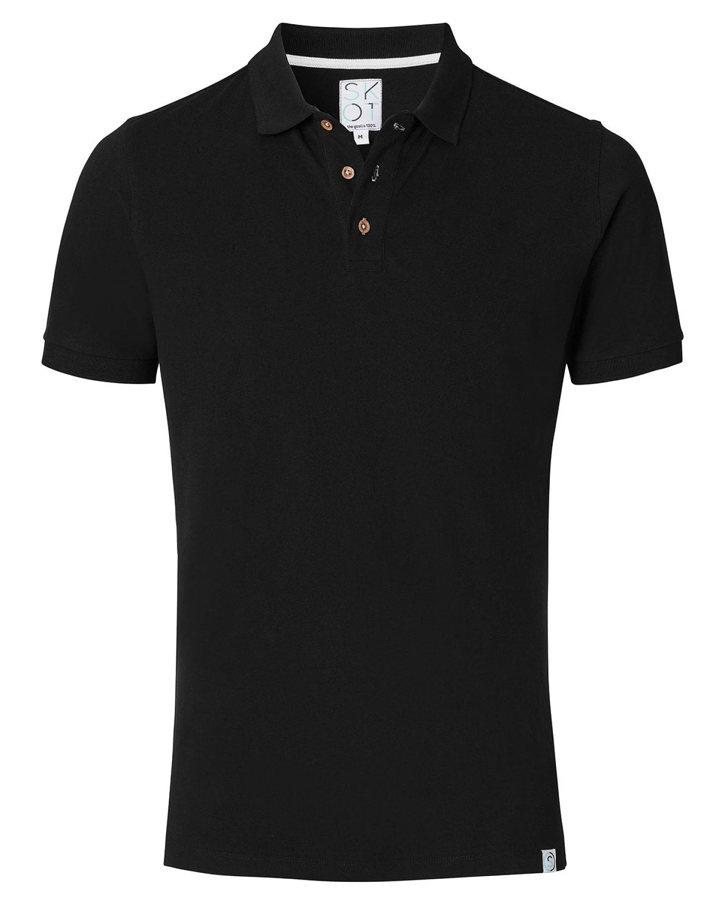 SKOT Herren vegan Polo The New Black – Ansicht 2