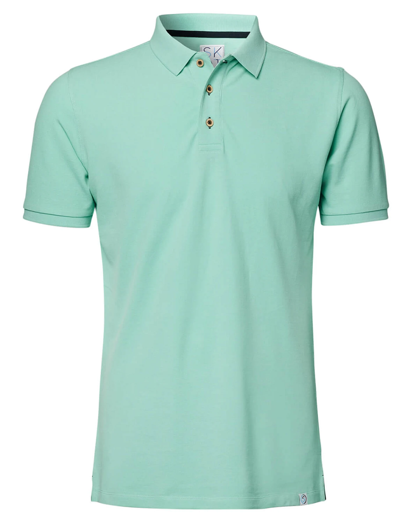 SKOT Herren vegan Polo Green Sapphire – Ansicht 2