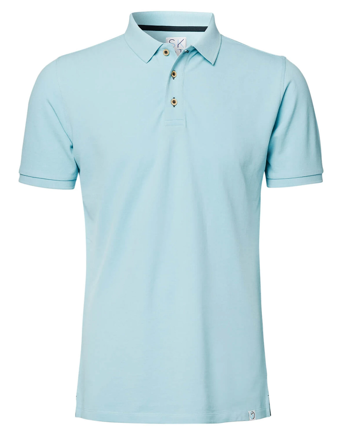 SKOT Herren vegan Polo Crystal Blue – Ansicht 2