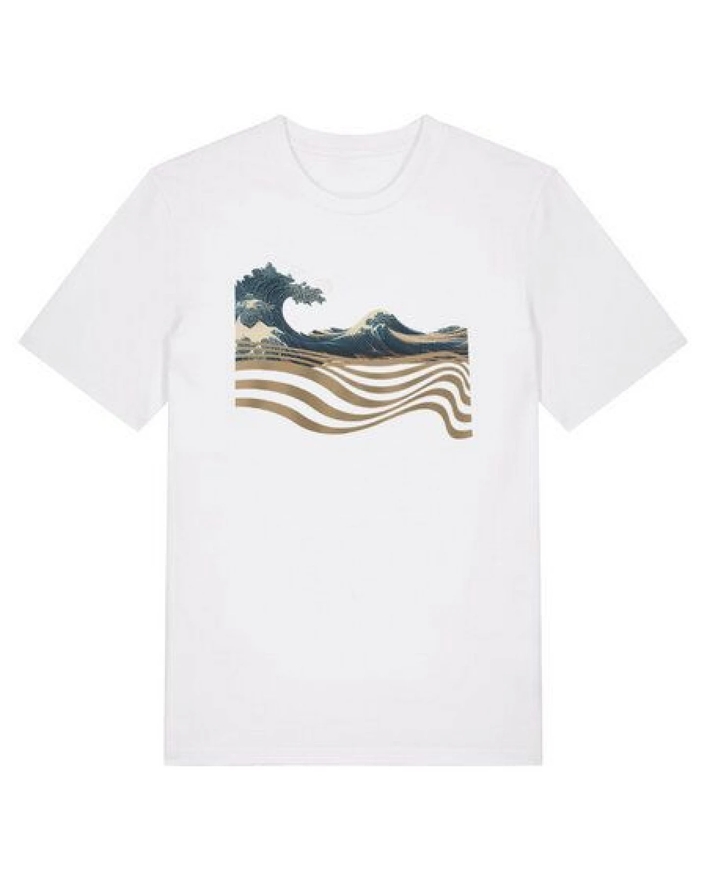Kultgut Artdesign- Biofair Shirt 100% Biobaumwolle / Wave – Ansicht 2