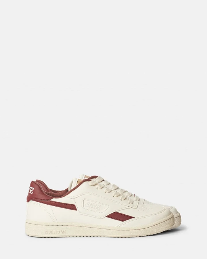 SAYE Herren vegan Sneaker Modelo '89 Granat