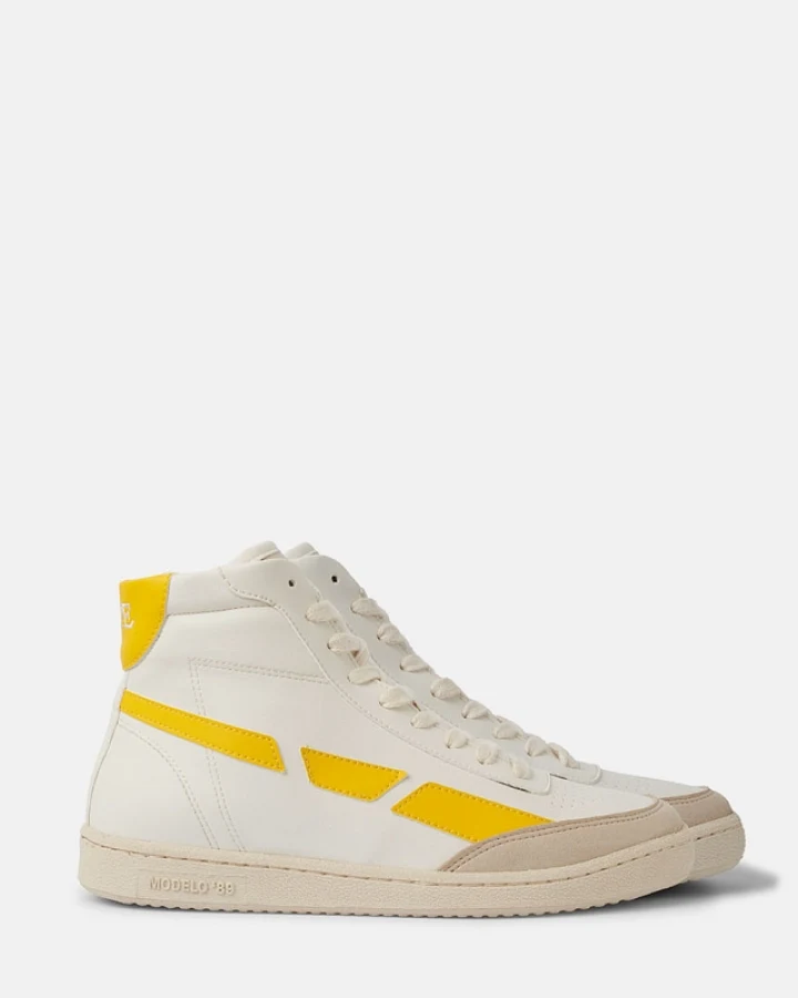 SAYE Herren vegan Sneaker Modelo '89 Hi Gelb