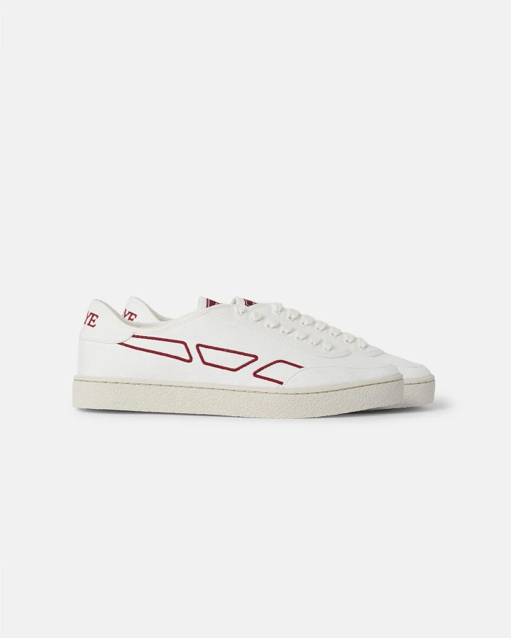 SAYE Herren vegan Modelo '65 Sneaker Dunkelrot