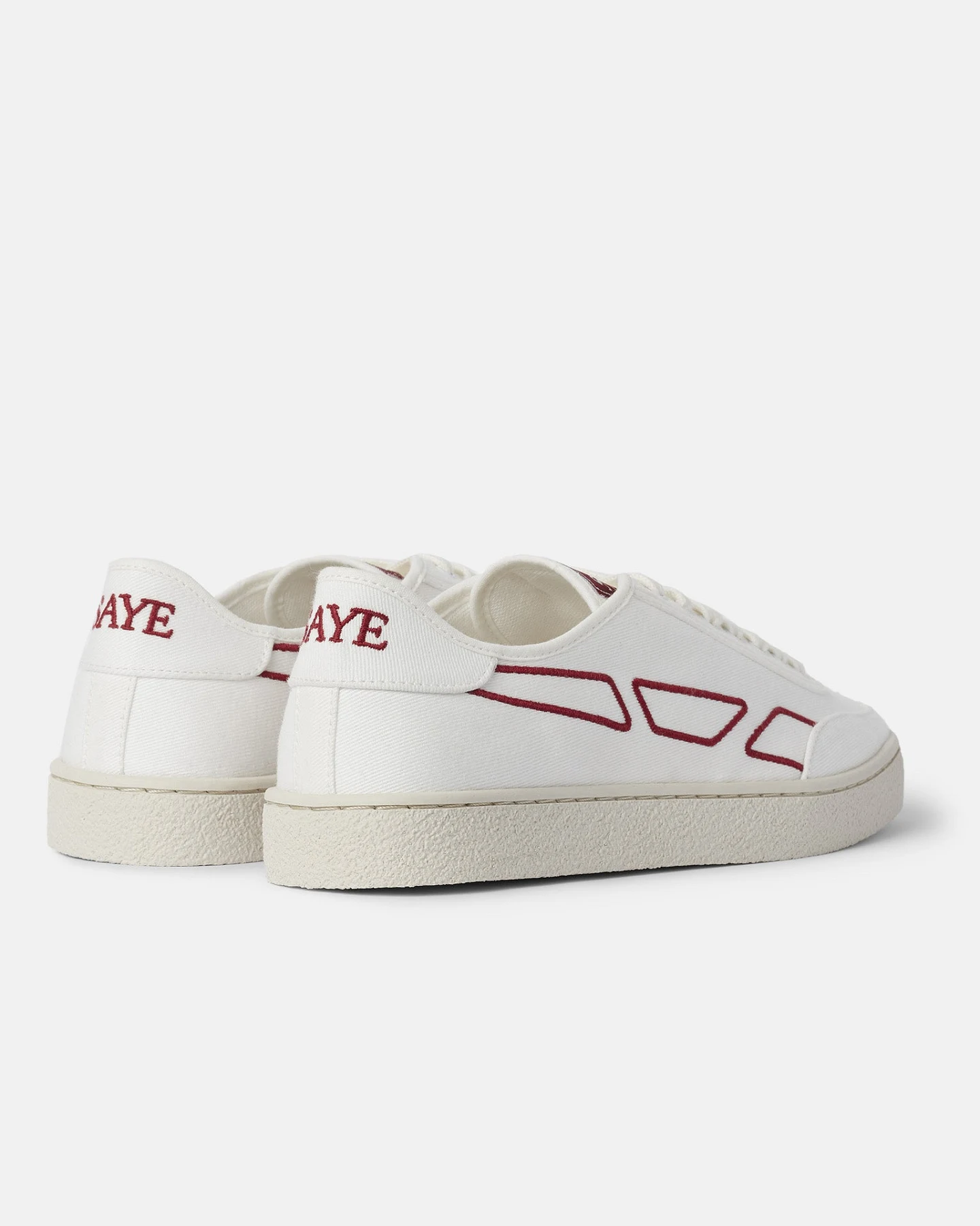 SAYE Herren vegan Modelo '65 Sneaker Dunkelrot – Ansicht 2