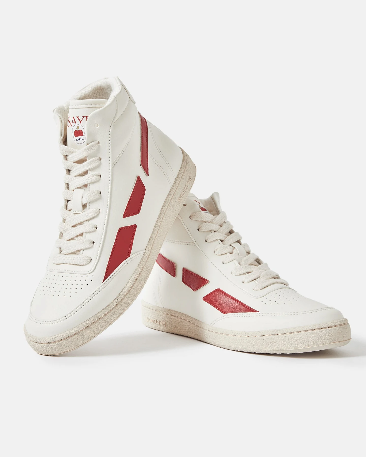 SAYE Herren vegan Sneaker Modelo '89 Hi Rot – Ansicht 2