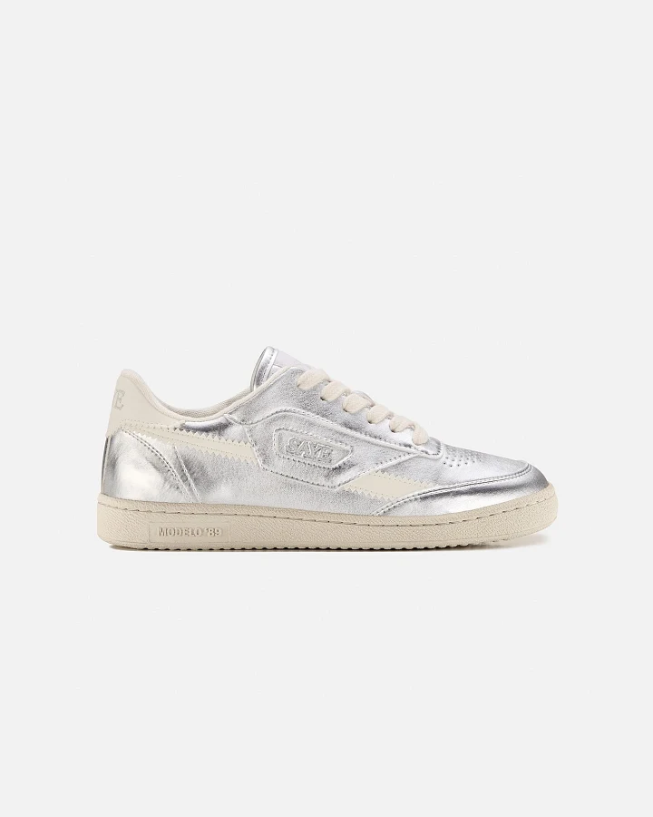 SAYE Herren vegan Sneaker M89 Icon Silber