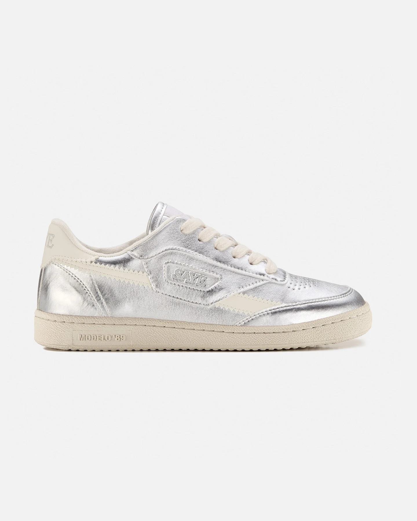 SAYE Herren vegan Sneaker M89 Icon Silber – Ansicht 2
