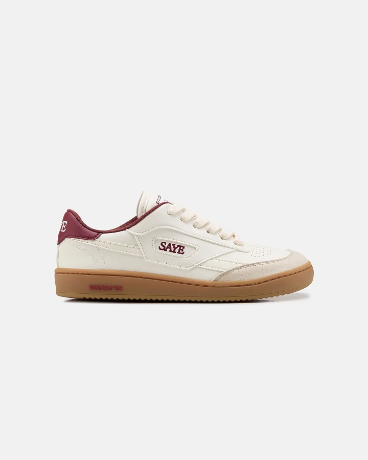 SAYE Herren vegan Sneaker M89 Boden Granat