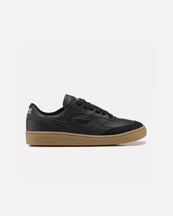 SAYE Herren vegan Sneaker M89 Ground Schwarz & Karamell