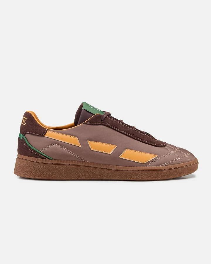 SAYE Herren vegan Sneaker M70 Match Schokolade & Ingwer