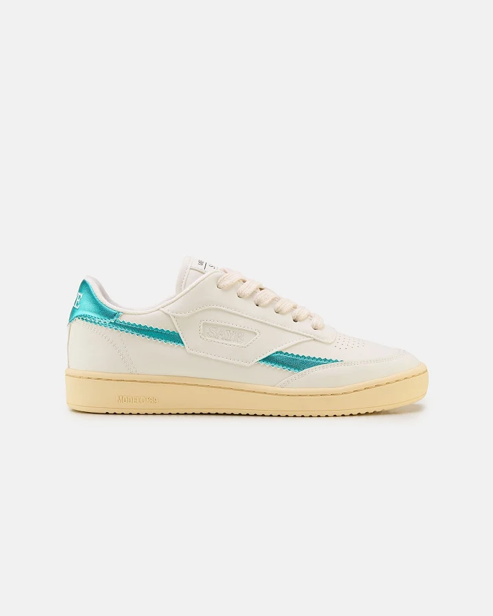 SAYE Herren vegan Sneaker M89 Icon Metallic Acqua