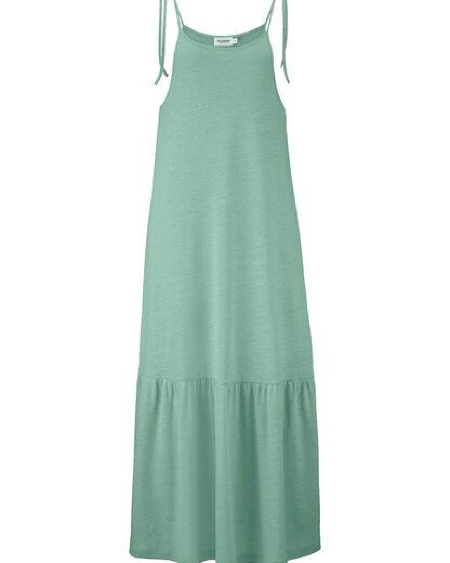 hessnatur Jersey Kleid Midi Relaxed aus reiner Bio-Baumwolle mit Leinen – Ansicht 3