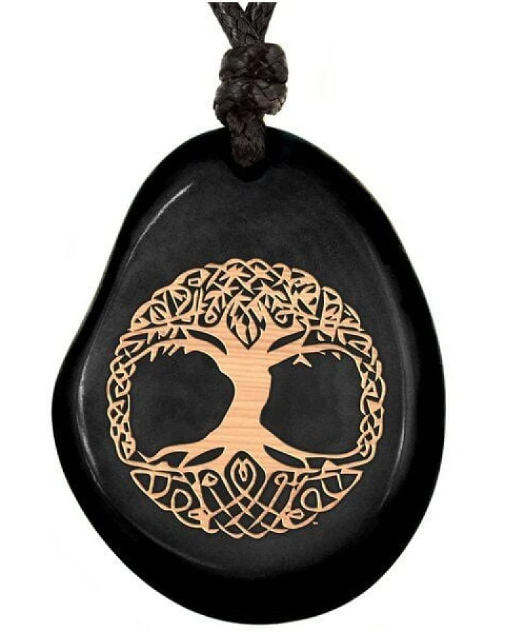 Simaru SCHWARZE Kette aus Taguanuss