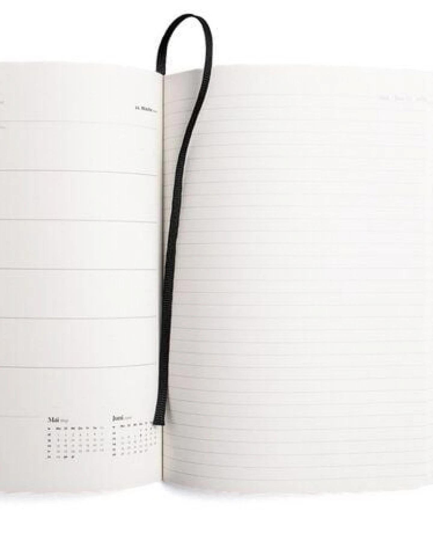 tyyp Taschenkalender 2027 schwarz – achtsam planen auf Recyclingpapier – A5, vegan & handgefertigt – Ansicht 2