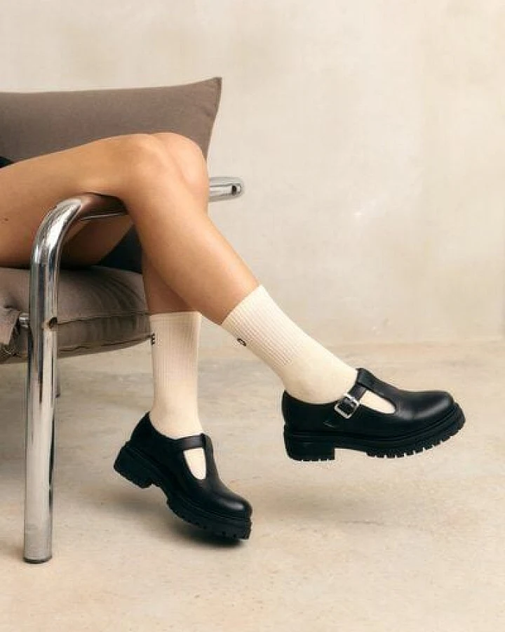 Jutelaune Emma Black Loafers